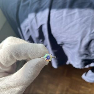 3.0 ct moissanite stone moonlight colour 925 sterling silver ring